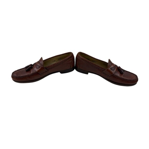 *Allen Edmonds Maxfield Tassle Loafers Mens Size 11.5 Brown Leather Quiet Luxury main image 6